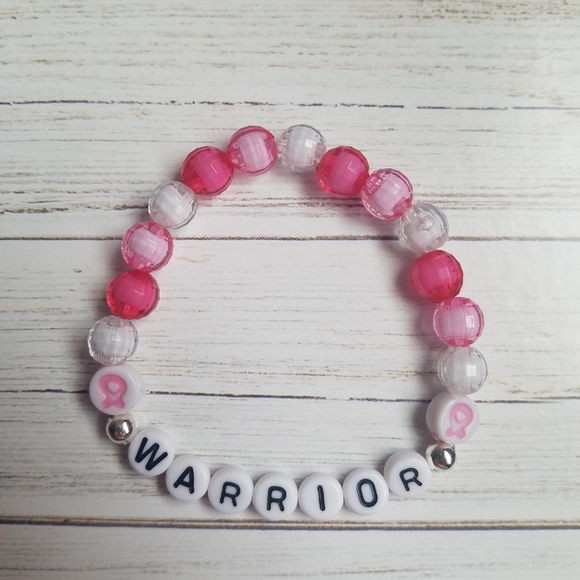 Breast Cancer Support Awareness Bracelet - Picture 2 of 4